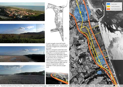 Laboratorio di Progettazione del Paesaggio Unicam Facoltà di Architettura di Ascoli Piceno _ lido di Fermo sud studenti:Gessica Baiocco, Massimo Brasili Laboratorio di Progettazione del Paesaggio Unicam Facoltà di Architettura di Ascoli Piceno _ lido di Fermo sud studenti:Gessica Baiocco, Massimo Brasili