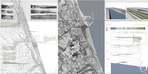 Laboratorio di Progettazione del Paesaggio Unicam Facoltà di Architettura di Ascoli Piceno tesi di laurea di rita ribichini_tavola 1