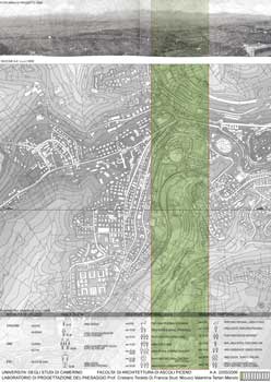 Laboratorio di Progettazione del Paesaggio Unicam Facoltà di Architettura di Ascoli Piceno - il parco di Fonte Scodella a sud di macerata Laboratorio di Progettazione del Paesaggio Unicam Facoltà di Architettura di Ascoli Piceno - il parco di Fonte Scodella a sud di macerata