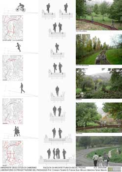 Laboratorio di Progettazione del Paesaggio Unicam Facoltà di Architettura di Ascoli Piceno - il parco di Fonte Scodella a sud di macerata Laboratorio di Progettazione del Paesaggio Unicam Facoltà di Architettura di Ascoli Piceno - il parco di Fonte Scodella a sud di macerata