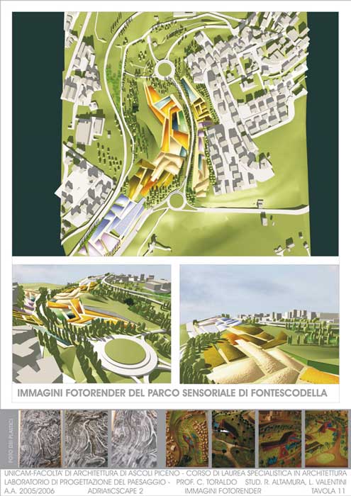 Laboratorio di Progettazione del Paesaggio Unicam Facoltà di Architettura di Ascoli Piceno - il parco di Fonte Scodella a sud di macerata Laboratorio di Progettazione del Paesaggio Unicam Facoltà di Architettura di Ascoli Piceno - il parco di Fonte Scodella a sud di macerata