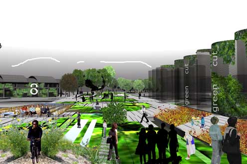Laboratorio di Progettazione del Paesaggio Unicam Facoltà di Architettura di Ascoli Piceno - recupero area ex carbon, Pesaro 