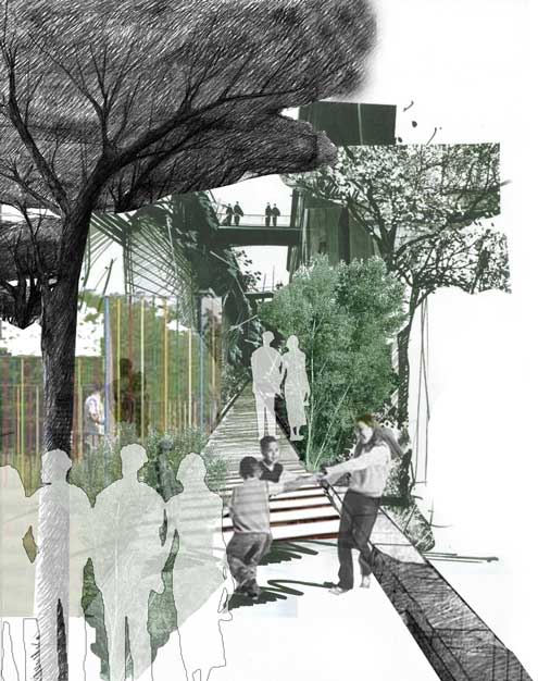 Laboratorio di Progettazione del Paesaggio Unicam Facoltà di Architettura di Ascoli Piceno - recupero area ex carbon, Pesaro 