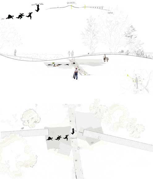 Laboratorio di Progettazione del Paesaggio Unicam Facoltà di Architettura di Ascoli Piceno - recupero ex cava Penserini, Pesaro 