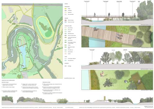 Laboratorio di Progettazione del Paesaggio Unicam Facoltà di Architettura di Ascoli Piceno - recupero ex cava Penserini, Pesaro 