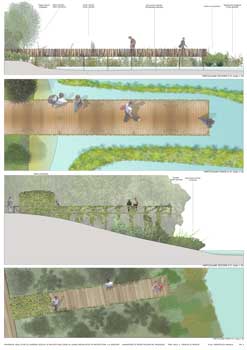 Laboratorio di Progettazione del Paesaggio Unicam Facoltà di Architettura di Ascoli Piceno - recupero ex cava Penserini, Pesaro 