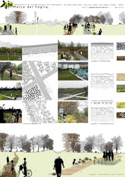 Laboratorio di Progettazione del Paesaggio _ Facoltà di Architettura di Ascoli - Il Paesaggio fluviale: il Parco del Foglia