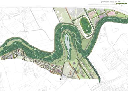 Laboratorio di Progettazione del Paesaggio _ Facoltà di Architettura di Ascoli - Il Paesaggio fluviale: il Parco del Foglia