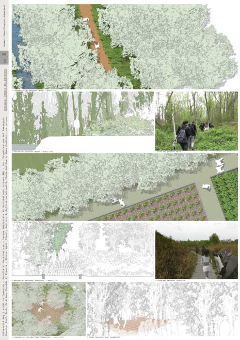 Laboratorio di Progettazione del Paesaggio _ Facoltà di Architettura di Ascoli - Il Paesaggio fluviale: il Parco del Foglia