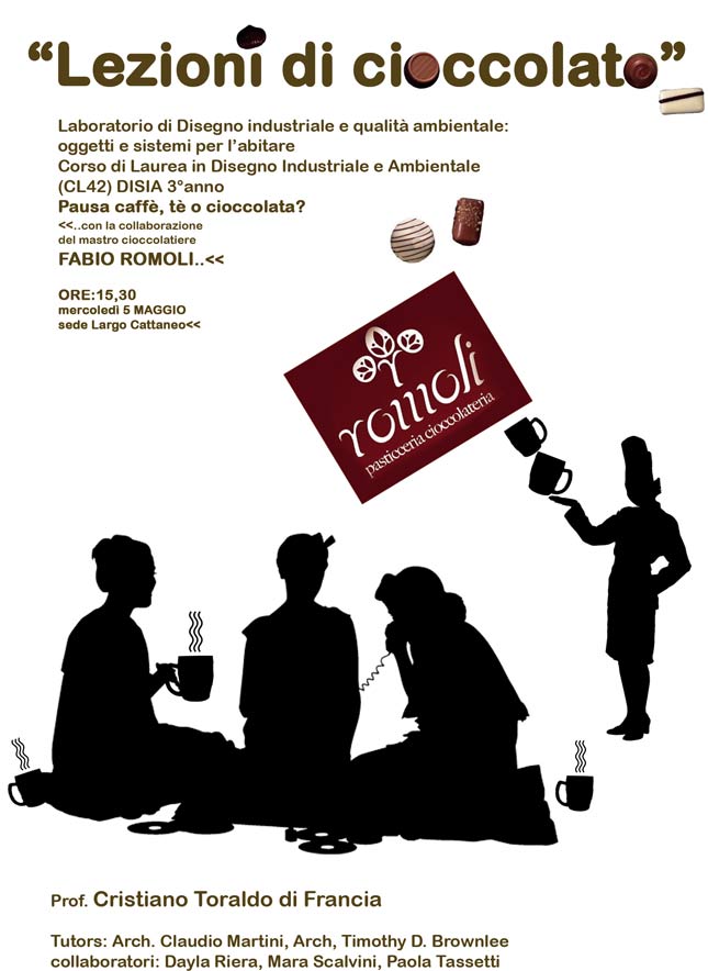 Disia - Laboratorio di Disegno industriale e qualità ambientale: Pausa caffè, tè o cioccolata?