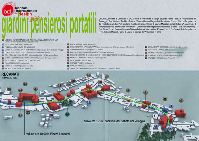 UNICAM - Giardini pensierosi portatili 