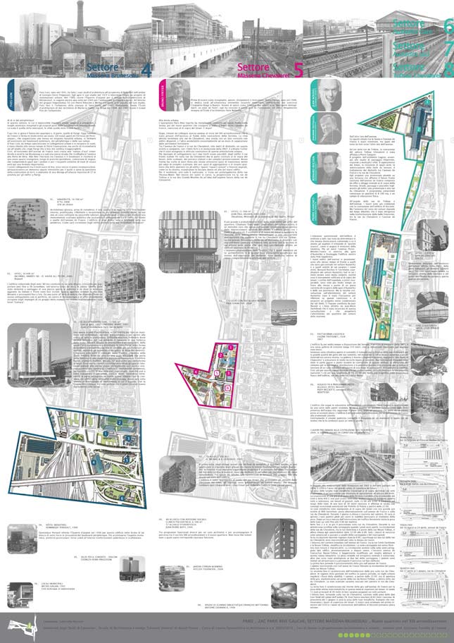 tesi di Gabriella Roscioli - paris, parc rive gauche, settore massena-bruneseau