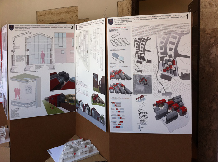 corso di laurea in scienze dell' architettura - C'era una volta... 5 casette a castel di lama