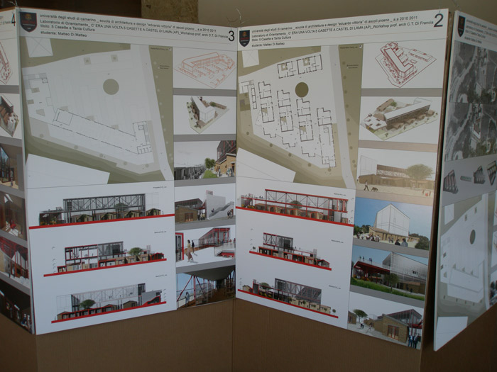 corso di laurea in scienze dell' architettura - C'era una volta... 5 casette a castel di lama