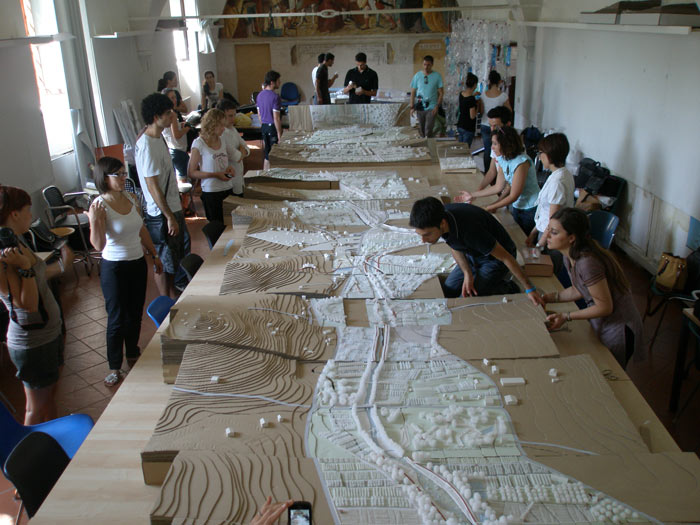 UNICAM, laboratorio di Paesaggio - parco dei vivai - mostra dei plastici