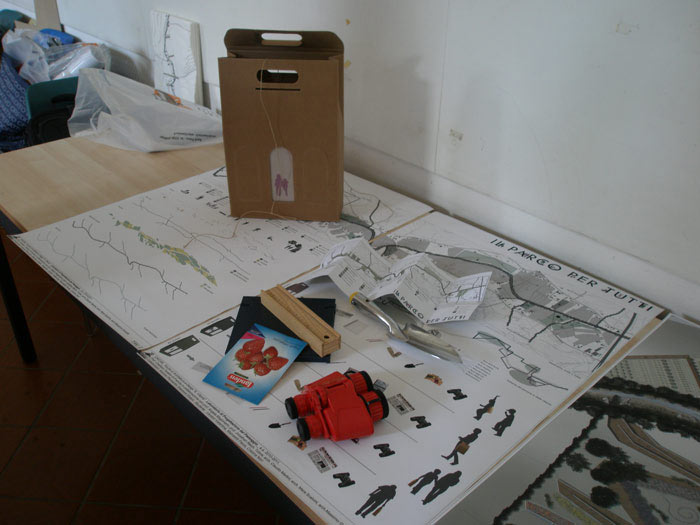 UNICAM, laboratorio di Paesaggio - parco dei vivai - mostra dei plastici