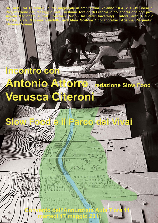 UNICAM - Incontro con Antonio Attorre e Verusca Citeroni: Slow Food e il Parco dei Vivai