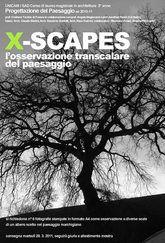 X-Scapes: l' osservazione transcalare del paesaggio