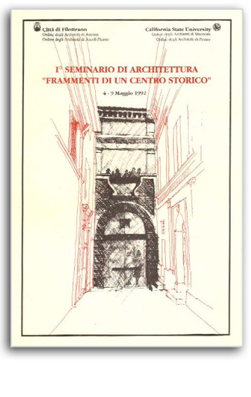 Frammenti di un Centro Storico exhibition set up, Rondini palace, Filottrano 1992 | Cristiano Toraldo di Francia