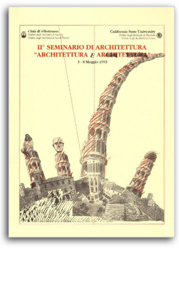 Architettura e Architettura exhibition set up, La fabbrica delle arti, Filottrano 1993 | Cristiano Toraldo di Francia