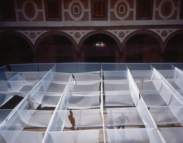 ”Per Agata Smeralda” exhibition set up, Ospedale degli Innocenti, Florence 1985 | Cristiano Toraldo di Francia