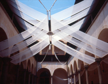 ”Per Agata Smeralda” exhibition set up, Ospedale degli Innocenti, Florence 1985 | Cristiano Toraldo di Francia