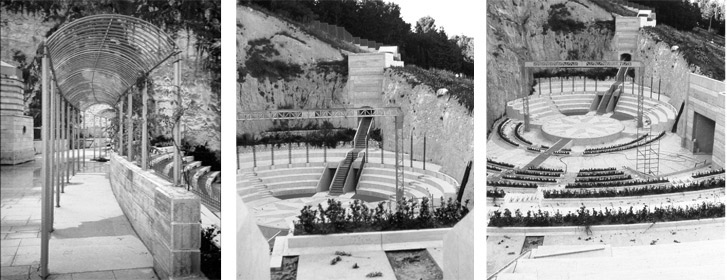 Open air theatre in a misca stone quarry | Cristiano Toraldo di Francia