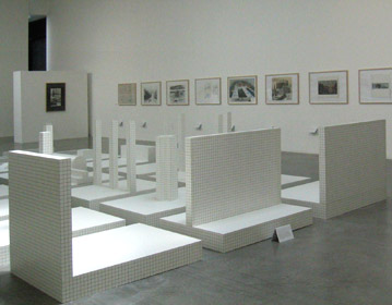 anthological Superstudio exhibition, Pasadena Art Center, Los Angeles  2004 | Cristiano Toraldo di Francia