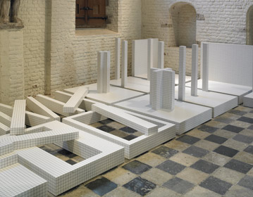 anthological Superstudio exhibition, Zeeuws Museum, Middleburg, Holland 2004 | Cristiano Toraldo di Francia